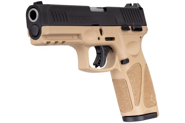Tenifer Matte Black / Tan 9mm Luger Full Size 15 Rds. Steel Sights - Image 2