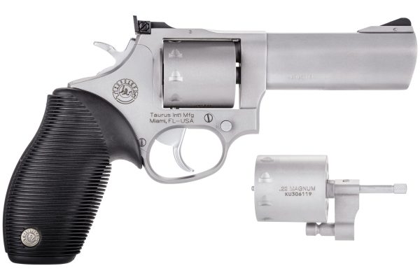22 LR / 22 WMR Matte Stainless 4.00 in. Ribber Grip®