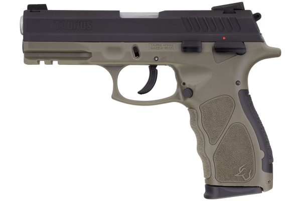 Matte Black / OD Green 9mm Luger Full Size 17 Rds. - Image 2