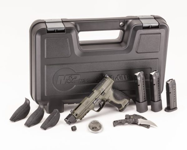 SMITH AND WESSON M&P M2.0 METAL SPEC SERIES BUNDLE OD GREEN 9MM 4.8" BARREL 23-ROUNDS