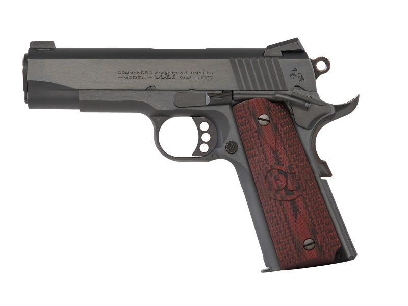 COLT FIREARMS COMBAT COMMANDER 9MM 4.25" BARREL 9-ROUNDS COLT FIREARMS COMBAT COMMANDER 9MM 4.25" BARREL 9-ROUNDS - 1911 - Texas Gun Store