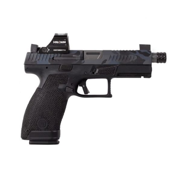 THE GUN CO CUSTOM CZ P-10 COMPACT TYPE 2 URBAN BATTLE BLACK 9MM 4.61-INCH 17RDS HOLOSUN REFLEX SIGHT