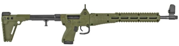 KEL-TEC SUB 2000 OD GREEN 9MM 16.1" BARREL 10-ROUNDS ACCESSORY RAILS