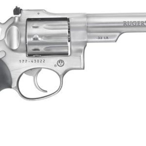 RUGER GP100 DOUBLE-ACTION REVOLVER STAINLESS .22LR 5.5" BARREL 10-ROUNDS
