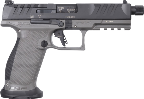 WALTHER PDP PRO SD TUNGSTEN GREY 9MM 5.1" BARREL 18-ROUNDS