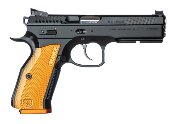 CZ SHADOW 2 9MM 4.89" BARREL 17-ROUNDS ORANGE GRIPS