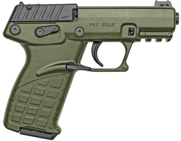 KEL-TEC P17 OD GREEN .22 LR 3.8" BARREL 16-ROUNDS INCLUDES 3 MAGAZINES