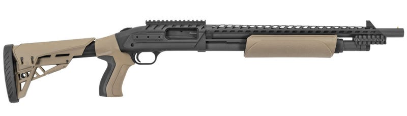 MOSSBERG 500 ATI SCORPION FLAT DARK EARTH 12 GAUGE 18.5" BARREL 6-ROUNDS