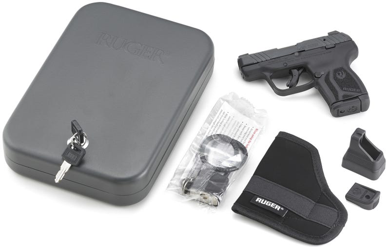 RUGER LCP MAX .380 ACP 2.8" BARREL 10-ROUNDS LOCKBOX COMBO