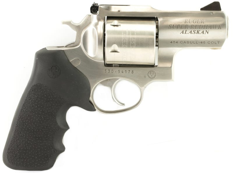RUGER SUPER REDHAWK ALASKAN STAINLESS .454 CASULL 2.5" BARREL 6-ROUNDS ADJUSTABLE SIGHT RUGER SUPER REDHAWK ALASKAN STAINLESS .454 CASULL 2.5" BARREL 6-ROUNDS ADJUSTABLE SIGHT - Revolvers - Texas Gun Store