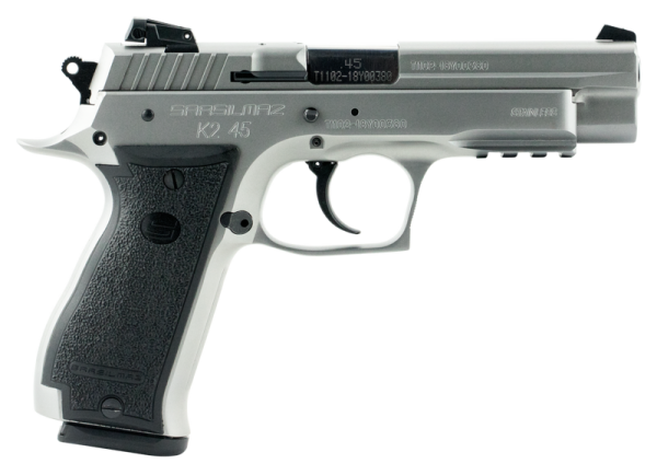SAR USA K2 STAINLESS .45 ACP 4.7" BARREL 14-ROUNDS PICATINNY RAIL