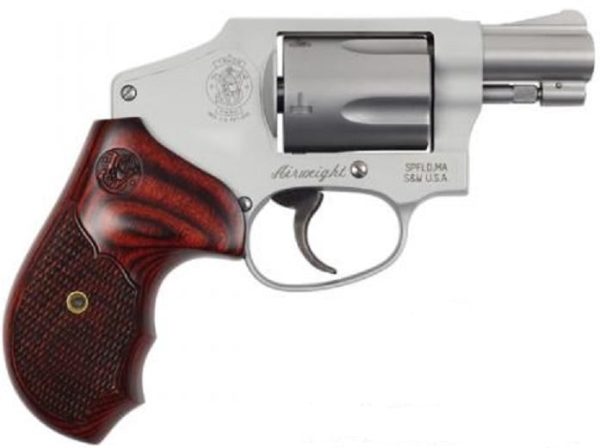 SMITH & WESSON 642 DELUXE STAINLESS .38 SPL 1.875" BARREL 5-ROUNDS WALNUT GRIP