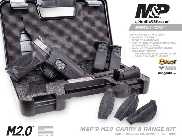 SMITH & Wesson M&P9 M2.0 CARRY AND RANGE KIT SEMI AUTO
