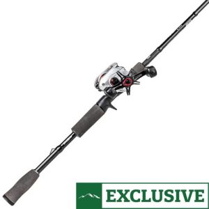 13 Fishing Defy Black/Origin F1 Casting Rod and Reel Combo - 7'3" Medium Power, 1-Piece, Right-Hand Retrieve
