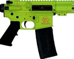 AR-15 Pistol in 223/5.56 NATO with 7.5" Nitride Barrel and Zombie Splatter Finish, 30-Round Capacity