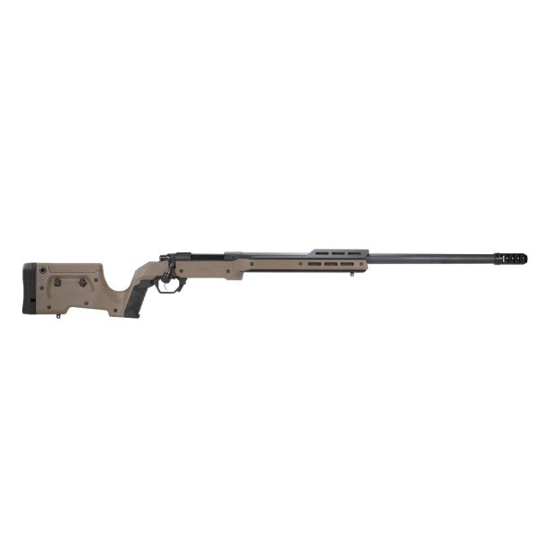 Remington 700 Long Action 338 Lapua Magnum Rifle with MDT FDE Chassis, Trigger Tech Trigger, CIP Magazine & APA Brake