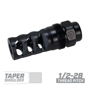 FRC 3-Port Tapered .223/5.56 Compensator - 1/2x28 Thread
