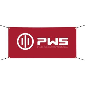 PWS Logo Vinyl Banner - 2x3 ft Premium Firearm Accessory Display