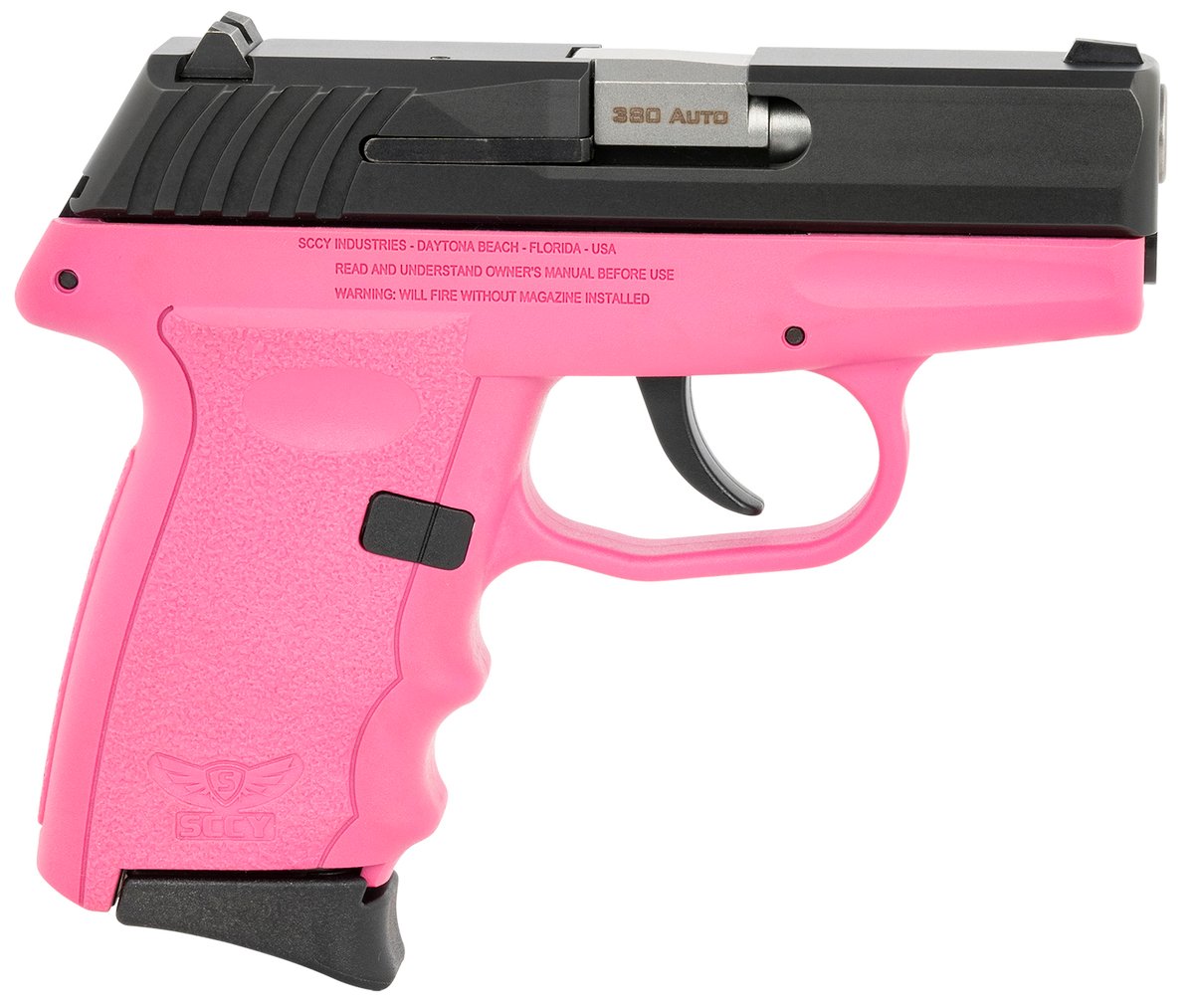 SCCY CPX-3 9mm Pistol with Crimson Trace Laser Grip - Compact Concealed Carry Handgun