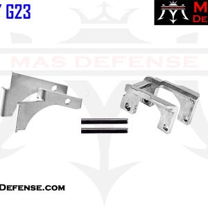 MAS Defense Frame Rail Kit for PF-Series Polymer80 Compact G19/G23 - Enhanced Compatibility & Durability