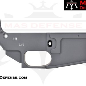 AR-15 80% Billet Lower Receiver in Stealth Gray - Unfinished Firearm Frame