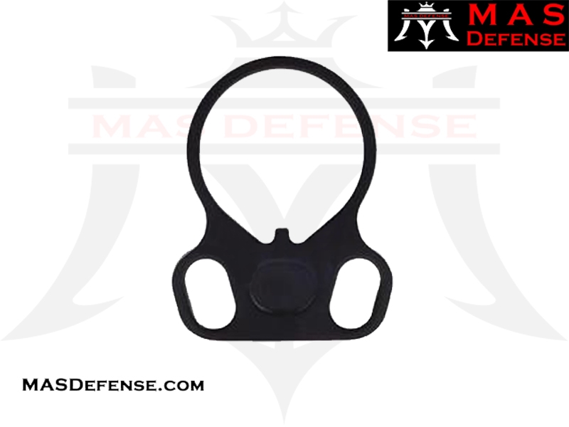 MAS Defense Ambidextrous End Plate with Dual QD Sling Loops for AR-15