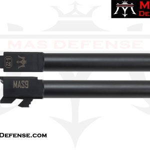 MAS Defense 9mm 416R Stainless Steel Conversion Barrel for Glock 22 - Melonite Nitride Coated