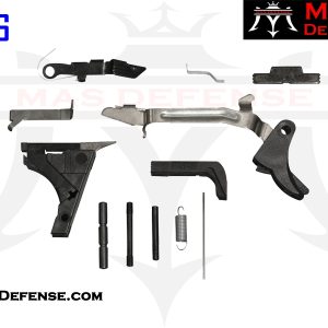 MAS Defense Glock 26 Gen 3-4 Frame Parts Kit - 9mm Compatible Replacement Components