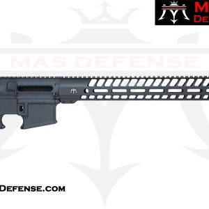 MAS Defense AR-15 Builder Set with Cerakote Stealth Gray Finish - 80% Lower & 15" Nero M-LOK Free Float Upper