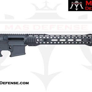 MAS Defense AR-15 Builder Set with Cerakote Stealth Gray Finish - 80% Lower, Upper, and 15" Ridgeline M-LOK Rail