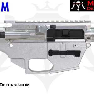 MAS DEFENSE 80% AR-9 9mm Billet Lower and Upper Receiver Set - Glock Magazine Compatible - Raw Finish