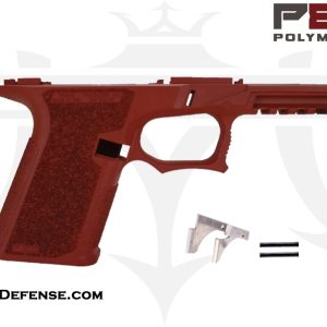 Polymer80 76% Bridge Frame Kit - G17/G22 Compatible - Cerakote Crimson Red Finish