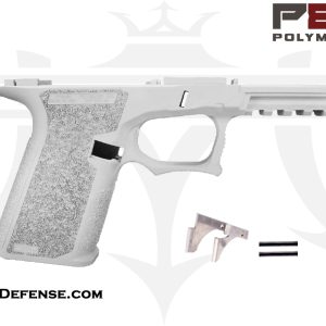 Polymer80 76% Bridge Frame Kit for Glock 17/22 - Cerakote White Finish - RIFLES - Texas Gun Store