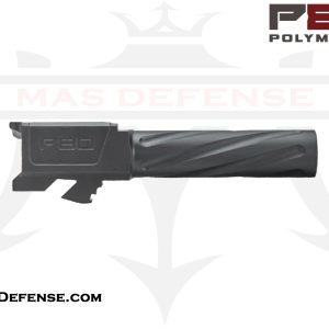 Polymer80 PF-SC9 Fluted DLC Barrel for Glock 26 9mm - Enhanced Performance