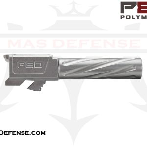 Polymer80 PF-SC9 Fluted Stainless Steel Barrel for Glock 26 9mm Pistols