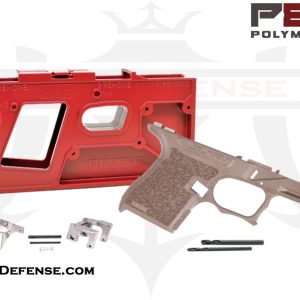 Polymer80 PF940SC 80% Pistol Frame Kit with Jig - Flat Dark Earth for Glock 26/27