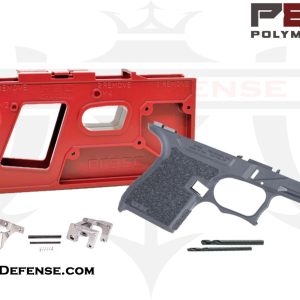 Polymer80 PF940SC 80% Pistol Frame Kit with Jig for Glock 26/27 - Gray - RIFLES | Texas Gun Store