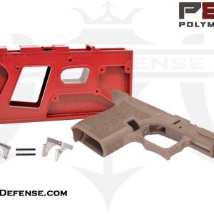 Polymer80 PF9SS 80% Pistol Frame Kit with Jig - Flat Dark Earth | Glock 43 Compatible