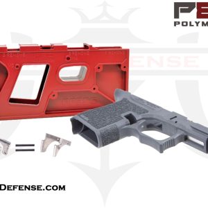 Polymer80 PF9SS 80% Pistol Frame Kit with Jig - Gray | Glock 43 Compatible - RIFLES | Texas Gun Store