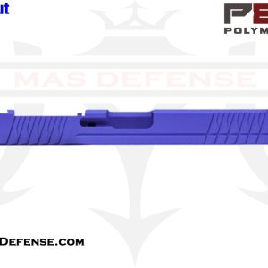 Polymer80 PF940V2 9mm Stripped Slide with RMR Optic Cut - Cerakote Bright Purple for Glock 17 Gen 3