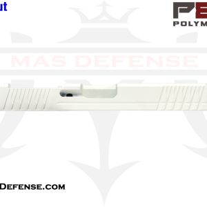 Polymer80 PF940V2 9mm Stripped Slide for Glock 17 Gen 3 - RMR Optic Cut with Cerakote White Finish