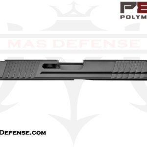 Polymer80 PF940V2 9mm Stripped Slide for Glock 17 Gen 3 - Black Nitride Finish
