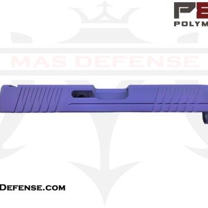 Polymer80 9mm Stripped Slide for Glock 17 Gen 3 - Cerakote Bright Purple