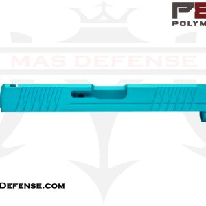 Polymer80 9mm Stripped Slide for Glock 19 Gen 3 - Cerakote Aztec Teal Finish