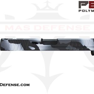 Polymer80 9mm Stripped Slide for Glock 19 Gen 3 - Cerakote Multicam White Finish