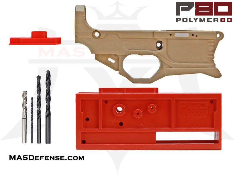 Polymer80 AR-15 Rhino RL556v3 80% Lower Receiver - Cerakoted Flat Dark Earth