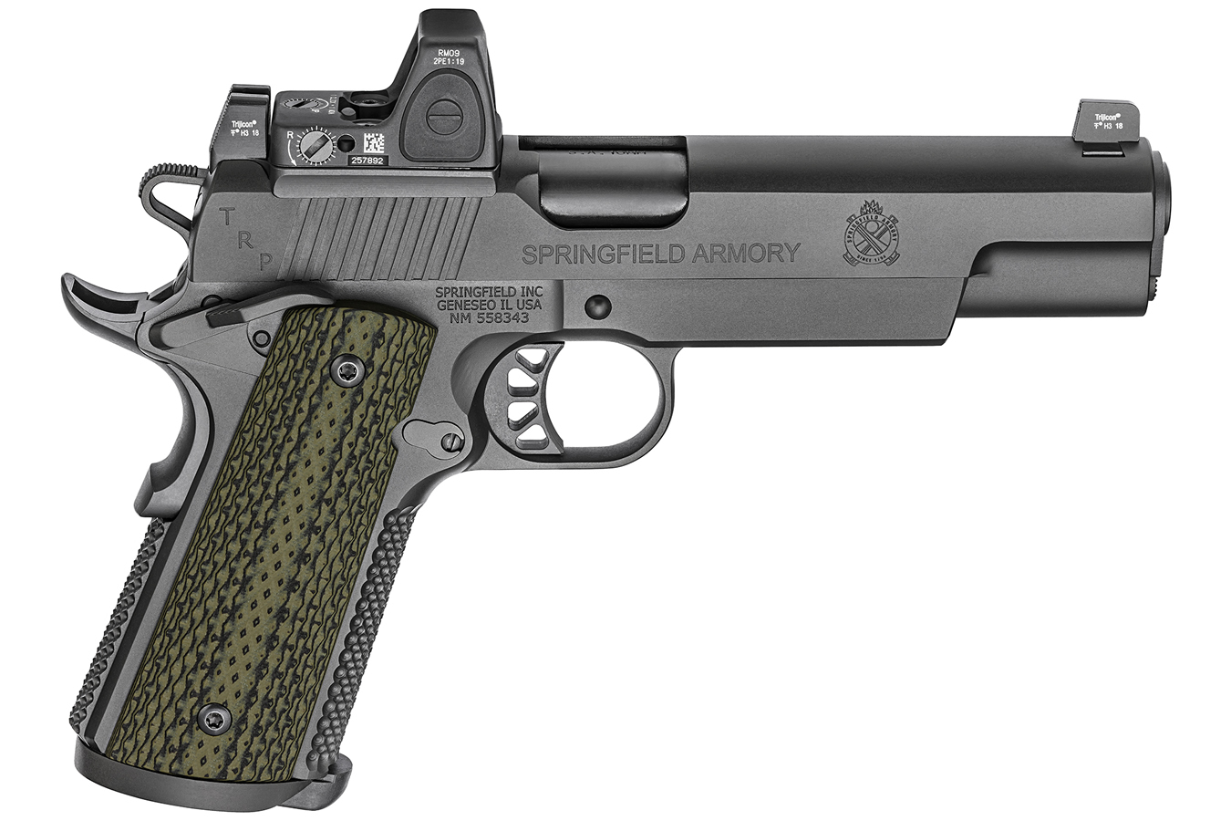 Springfield 1911 TRP 10mm with Trijicon RMR Reflex Sight and Range Bag Springfield 1911 TRP 10mm with Trijicon RMR Reflex Sight and Range Bag - Firearms - Texas Gun Store