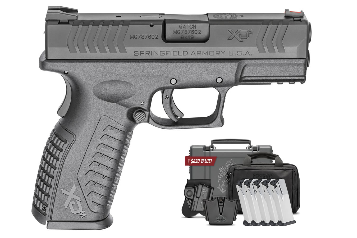 Springfield XDM 9mm 3.8 Full-Size Black Instant Gear Up Package with 5 Mags, Range Bag, Holster and Mag Pouch Springfield XDM 9mm 3.8 Full-Size Black Instant Gear Up Package with 5 Mags, Range Bag, Holster and Mag Pouch - Firearms - Texas Gun Store