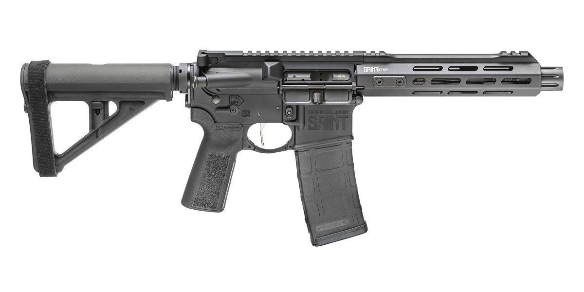 Springfield Saint Victor 5.56mm AR-15 Pistol with Magpul BTR Pistol Stabilizing Brace Springfield Saint Victor 5.56mm AR-15 Pistol with Magpul BTR Pistol Stabilizing Brace - Pistols - Texas Gun Store