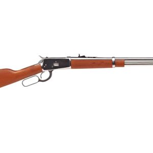 Rossi R92 45 Colt Lever-Action Rifle with Polished Stainless Finish and Brazilian Hard